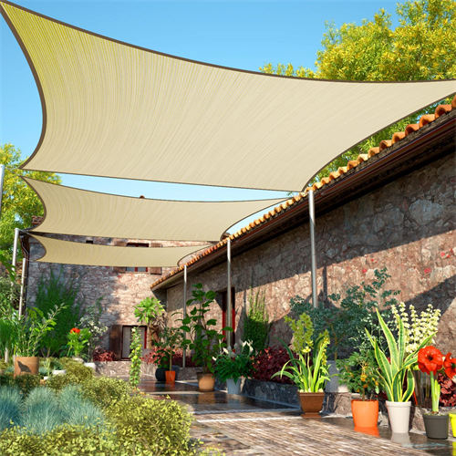 مجموعه ای زیبا و علمی در یکی از مصنوعات آفتابگیر در فضای باز HDPE Sun Shade Sail