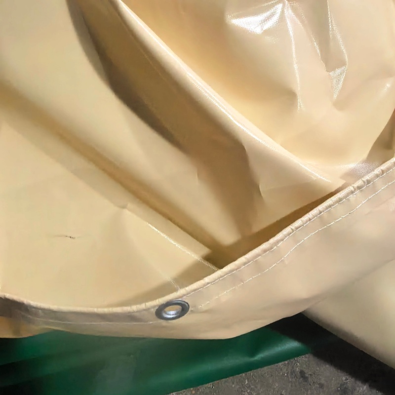 برزنت PVC ضد آب قابل سفارشی سازی بژ